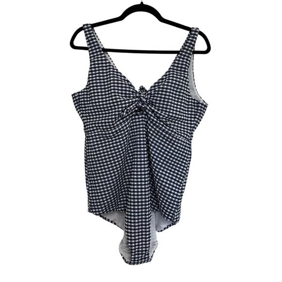 NWT Bravissimo Whitsunday One Piece Swimsuit in Gingham - Size 38D - Picture 2 of 9